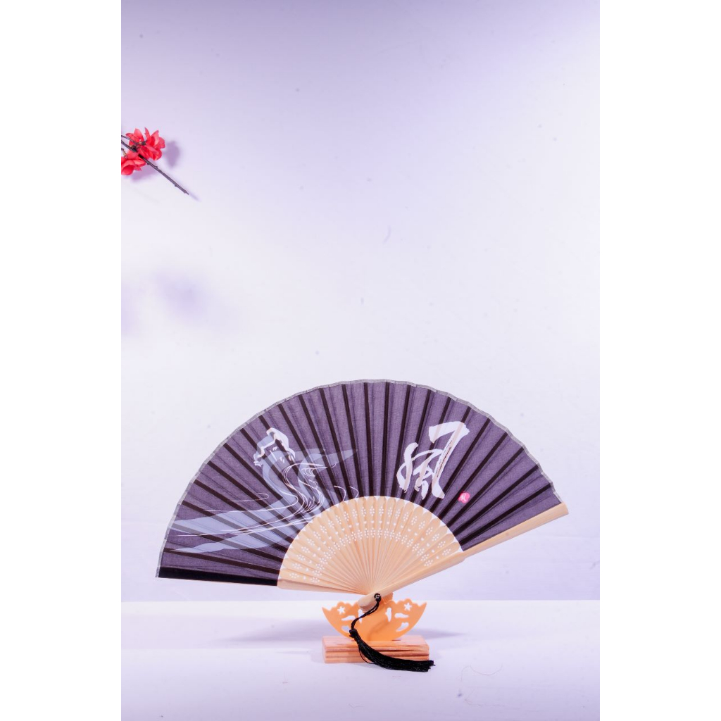 Varian KAZE dari KANEMOCHI JAPAN PREMIUM HANDFAN SET - Set Kipas Ta...