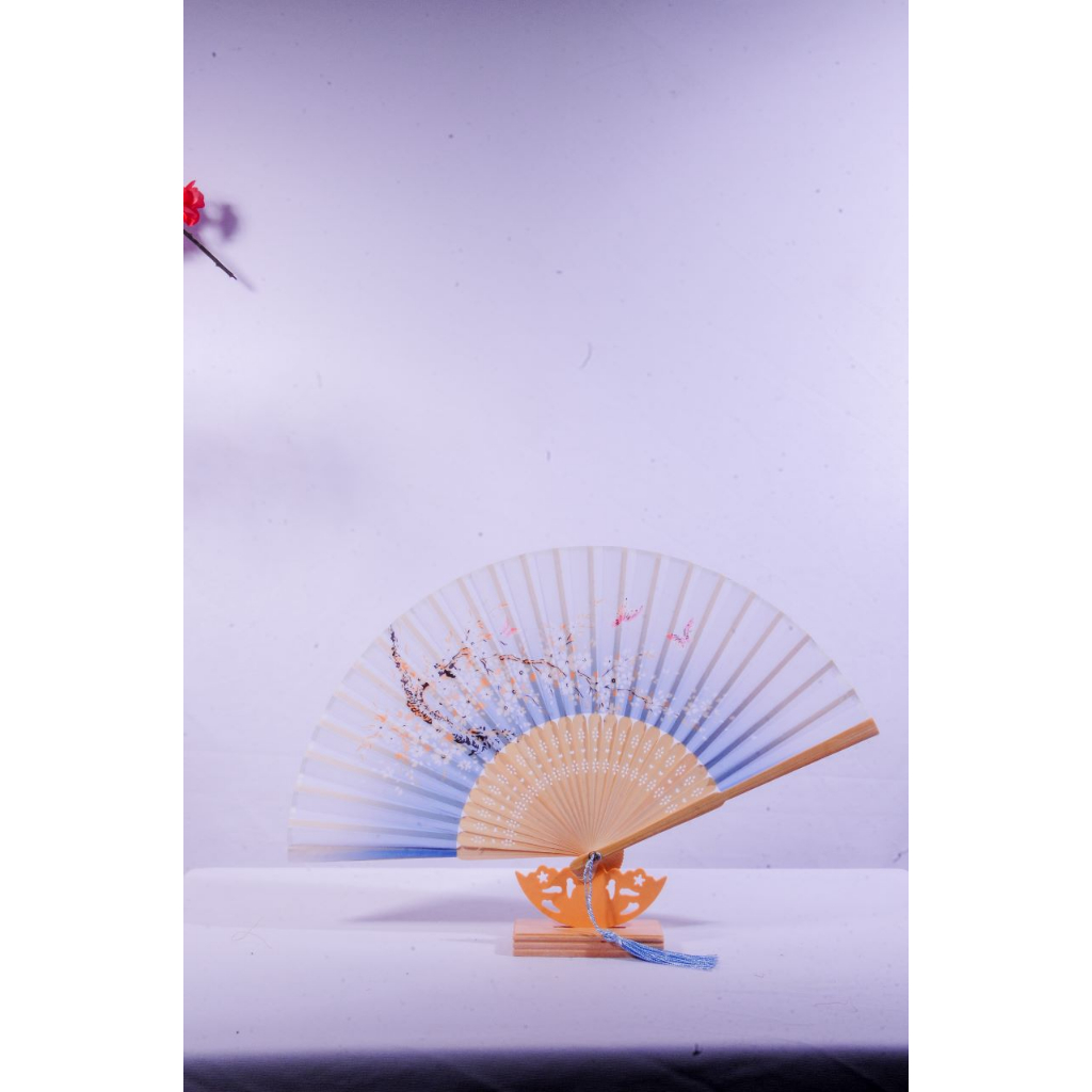Varian YAMAZAKURA dari KANEMOCHI JAPAN PREMIUM HANDFAN SET - Set Kipas Ta...