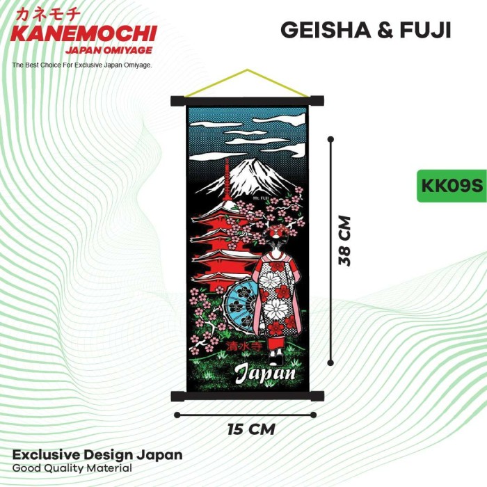 Varian KAKEJIKU GEISHA FUJI PAGODA (S) dari KANEMOCHI KAKEJIKU GEISHA FUJI PAGODA JAPAN - HIAS...